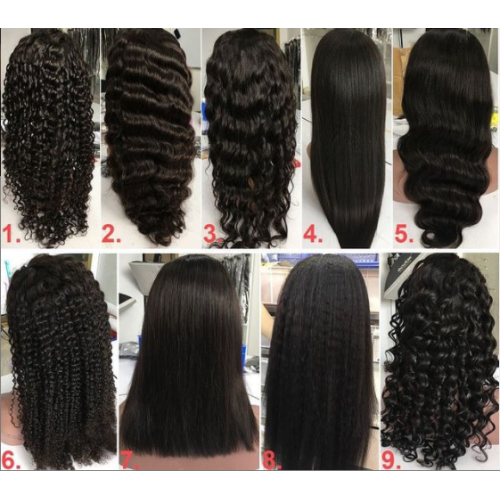 Unprocessed Raw Virgin 100% Human Hair 13X6 Hd Transparent Lace Front Wigs Water Wave Lace Frontal Wig for Women